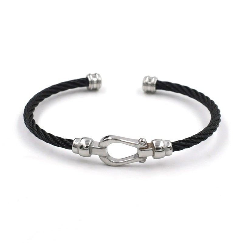 Pulsera de Moda Popular de Acero Titanio para Mujeres