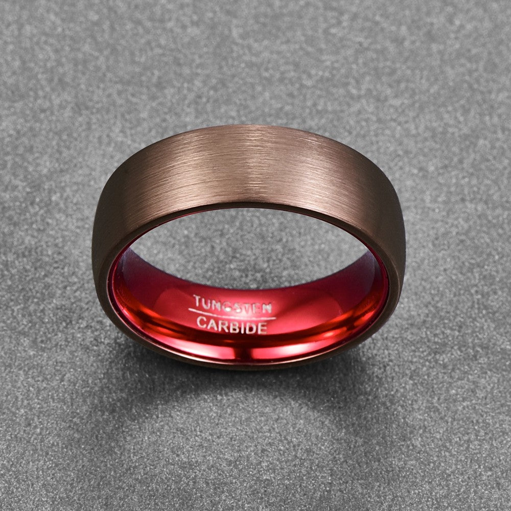 ❤️ Anillo de Tungsteno Simple para Hombre ✨