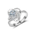 Anillo de Joyería de Diamante de Plata S925