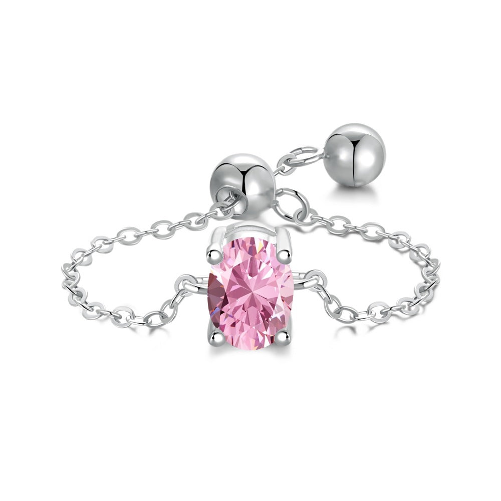 Anillo de Moda de Prisma en Plata de Ley - Diseño para Todo Combinar