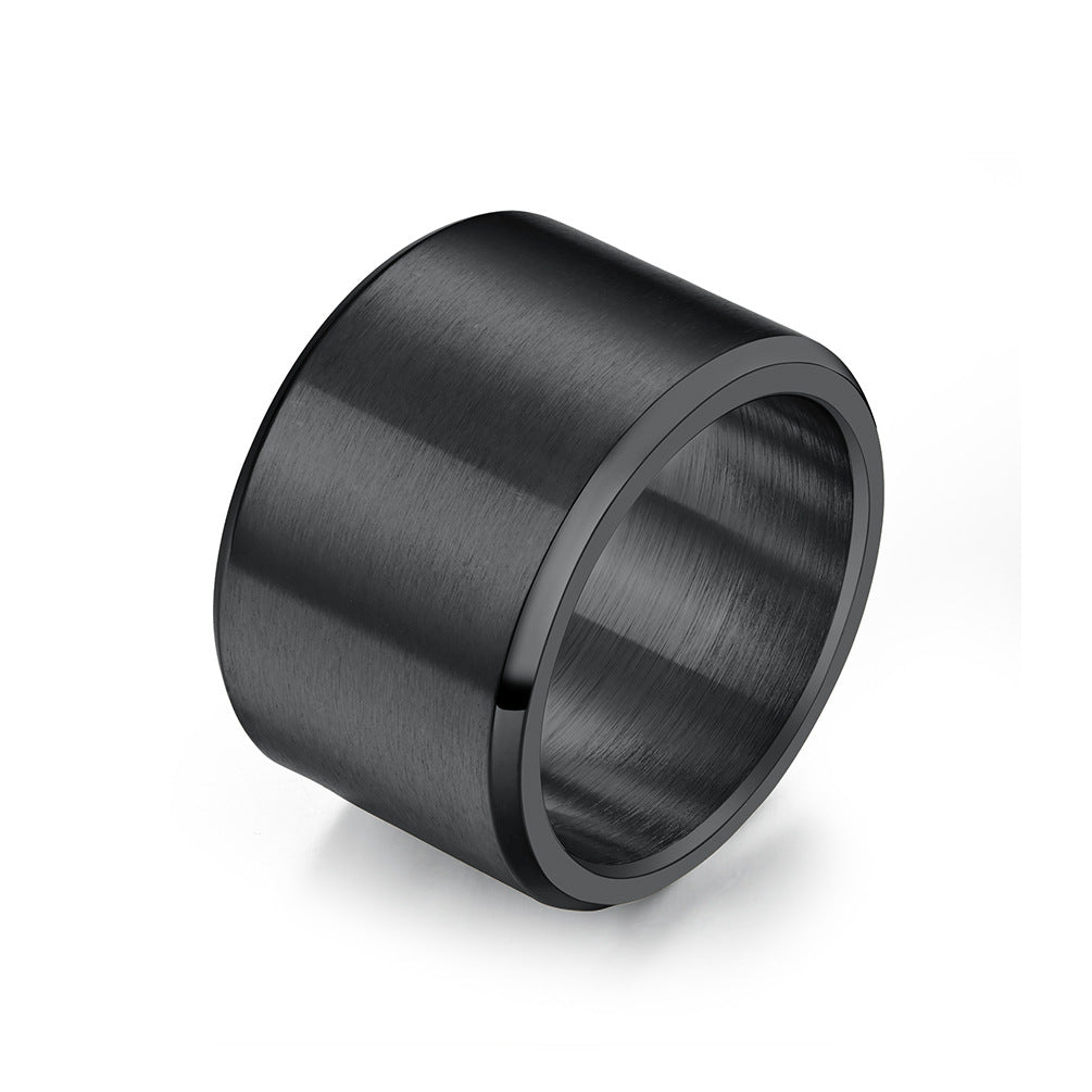 Anillo de Acero Inoxidable Mate Cepillado para Hombre
