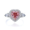 Anillo Simple en Forma de Corazón para la Moda Femenina