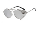 Gafas de Sol Redondas Estilo Steampunk Clásicas para Hombres y Mujeres
