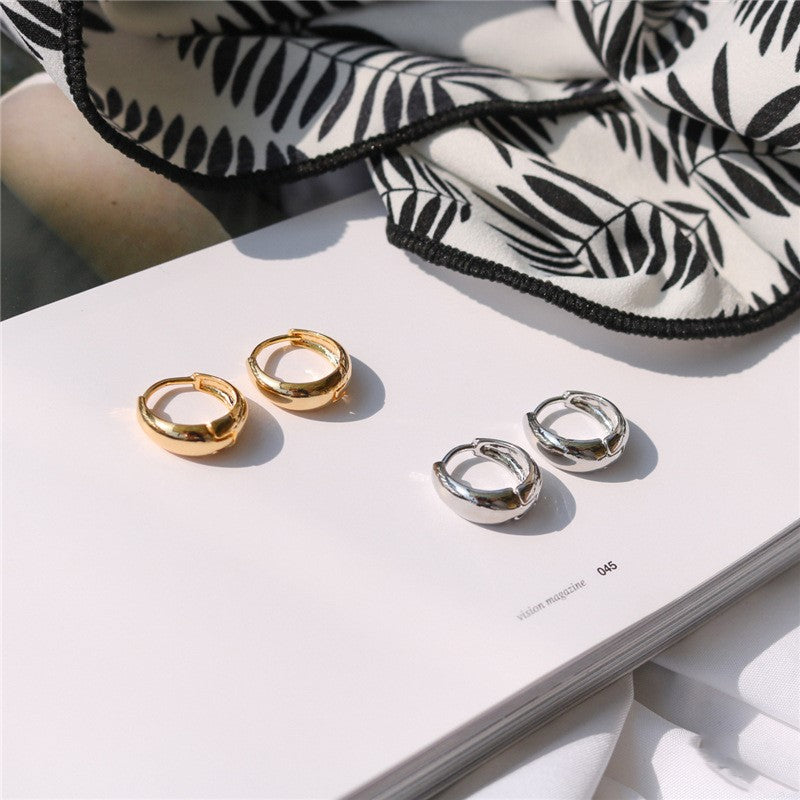 Pendientes Minimalistas de Gota de Agua para Mujer