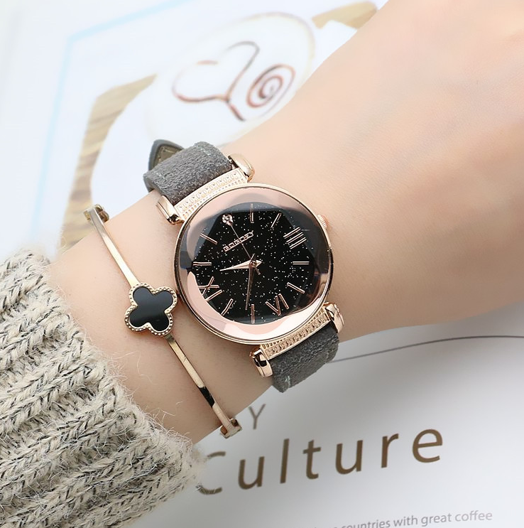 Reloj de Cuarzo GOGOEY para Mujer con Correa de Cuero - vista completa, joyería para mujer