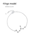 Pulsera de Piedra Lunar del Zodiaco 'Lucky Twelve' para Mujeres
