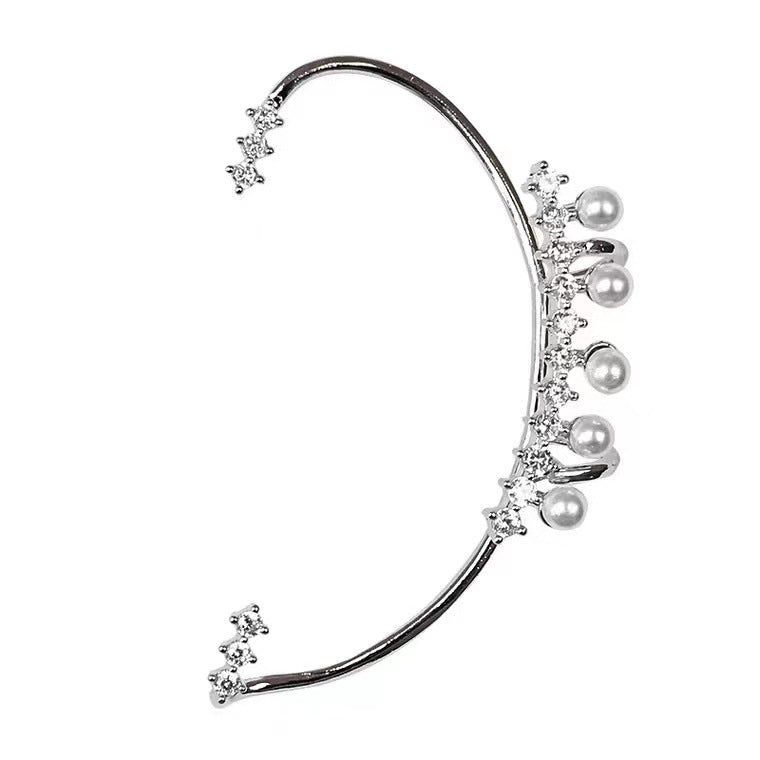 Pendiente Ear Cuff con Circonitas para Mujer