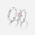 Anillos de Pareja Alas de Ángel en Plata de Ley