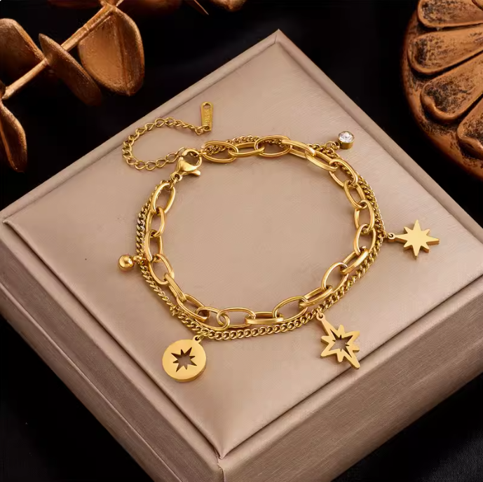 Pulsera de Cadena con Moneda del Amor en Plata de Ley 925