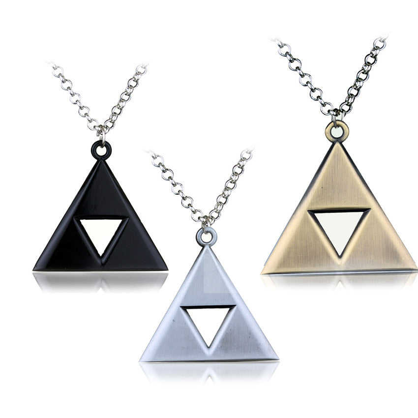 Collar con Colgante Triangular