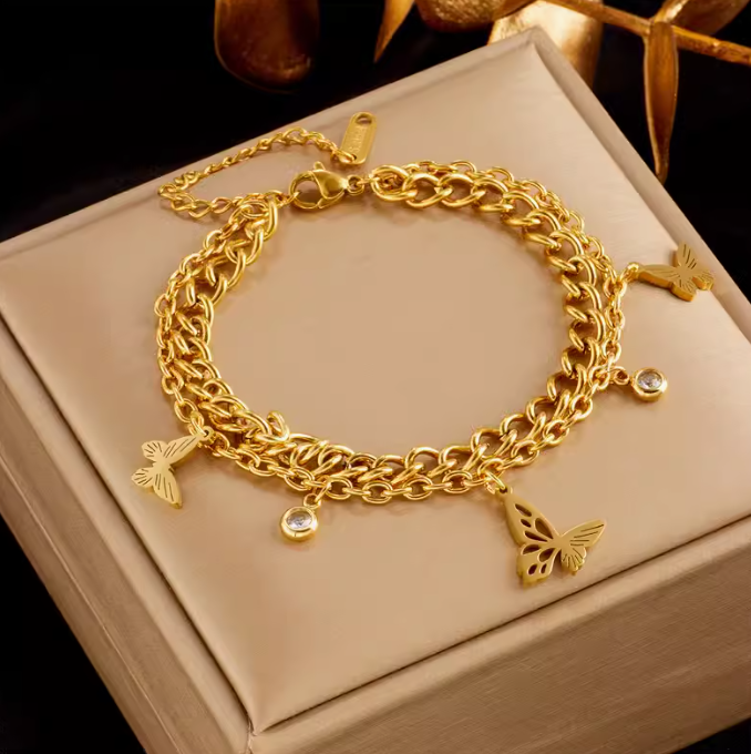 Pulsera de Cadena con Moneda del Amor en Plata de Ley 925