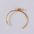Pulsera Ajustable de Nudo de Amor de 18K para Mujeres