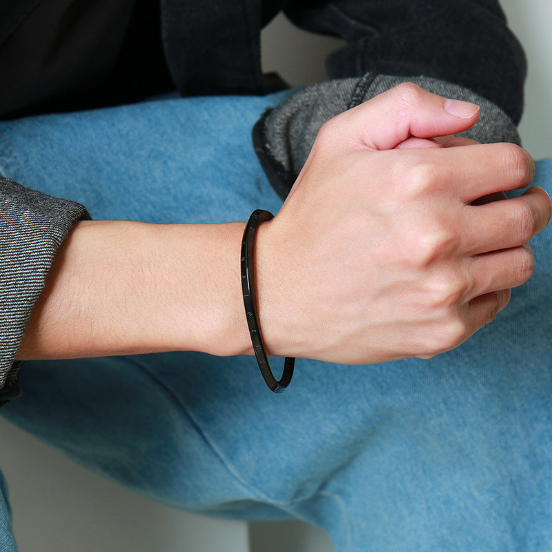 ⛓️ Pulsera de Titanio para Hombre ✨