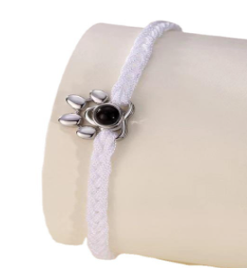 Pulsera de Proyección de Garra de Perro con Foto Grabada