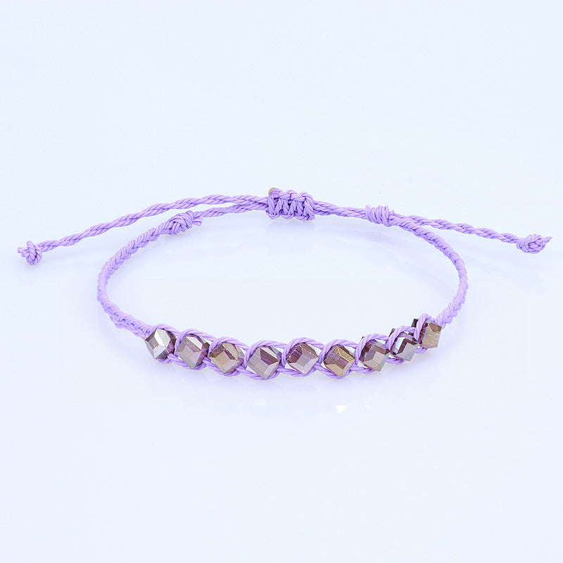 Pulsera de Perlas de Cristal Cúbico - Diseño Hecho a Mano - vista 5, joyería de moda