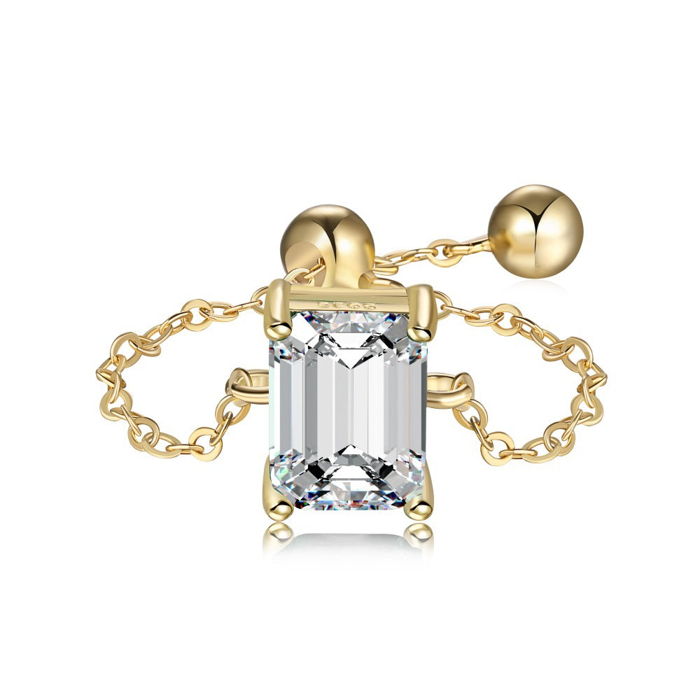 Anillo de Moda de Prisma en Plata de Ley - Diseño para Todo Combinar - vista 3, joyería de moda