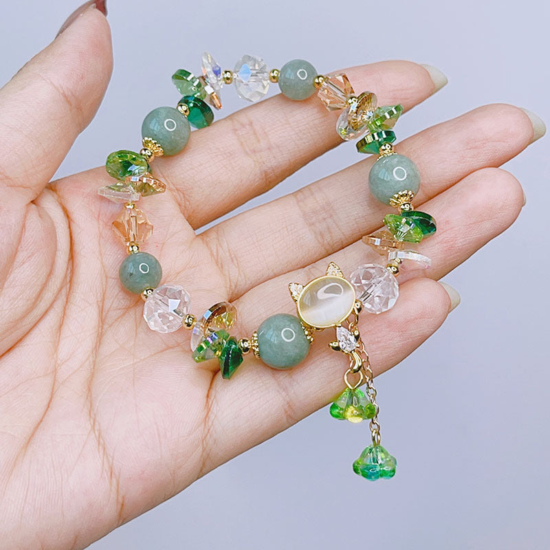 Pulsera de Gato Súper Micro Incrustada de Moda