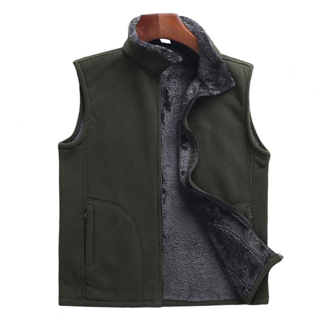 Chaleco de Forro Polar para Hombres para Actividades Deportivas al Aire Libre