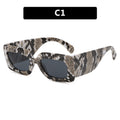 Gafas de Sol Cuadradas Estampado Piel de Serpiente – Estilo Retro Chic