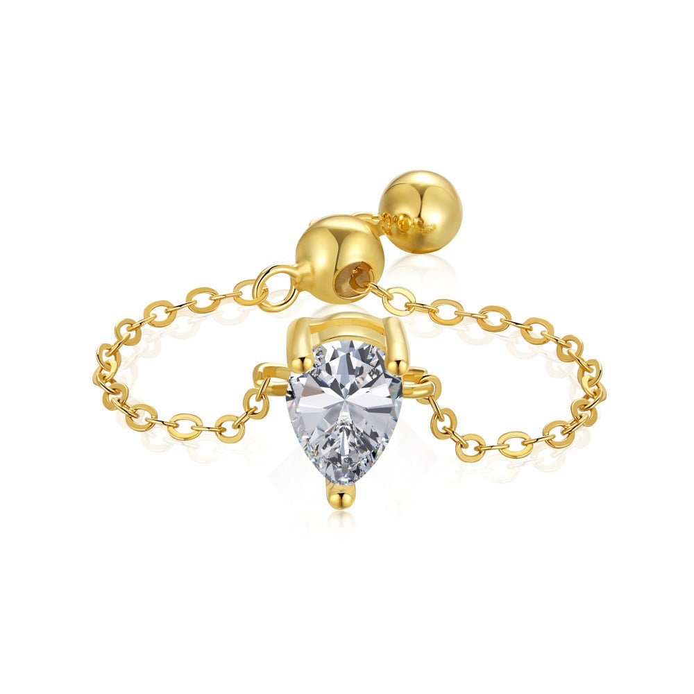 Anillo de Moda de Prisma en Plata de Ley - Diseño para Todo Combinar