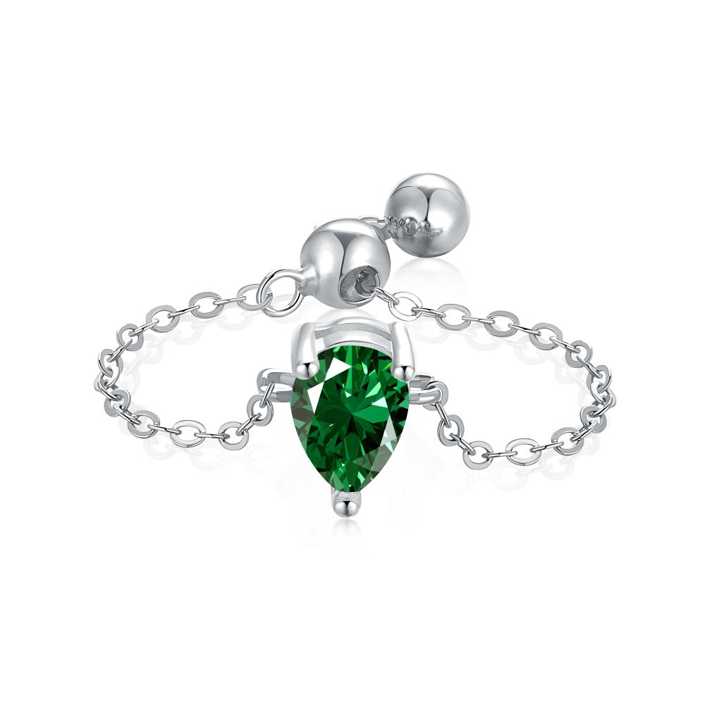 Anillo de Moda de Prisma en Plata de Ley - Diseño para Todo Combinar