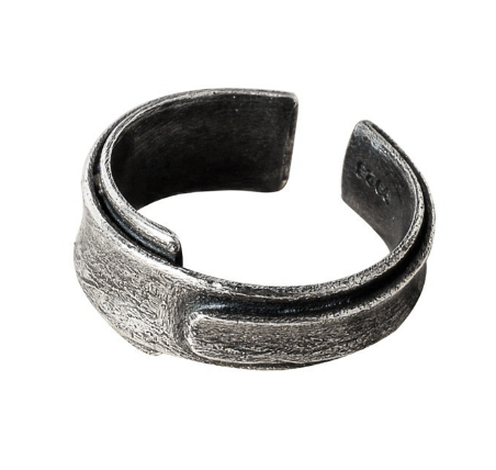 🌀 Anillo Origami Retro Envejecido ✨