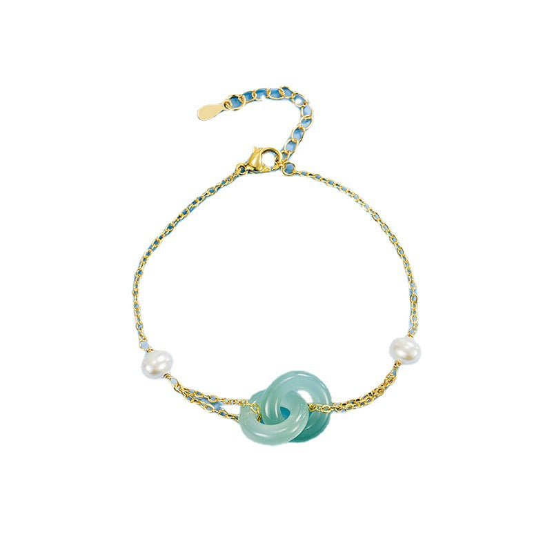 💚 Pulsera de Jade Hetian con Personalidad para Mujer ✨