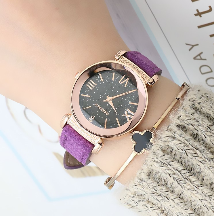 Reloj de Cuarzo GOGOEY para Mujer con Correa de Cuero - detalle, joyería para mujer