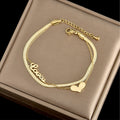 Pulsera de Amor de Doble Capa Simple para Mejores Amigos