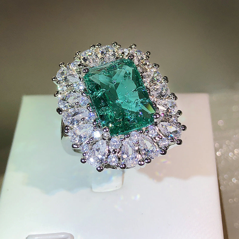 💚 Anillo Vintage Esmeralda ✨