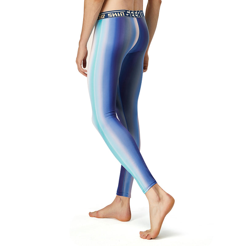 Mallas térmicas ajustadas para hombre de otoño e invierno y pantalones para dormir.