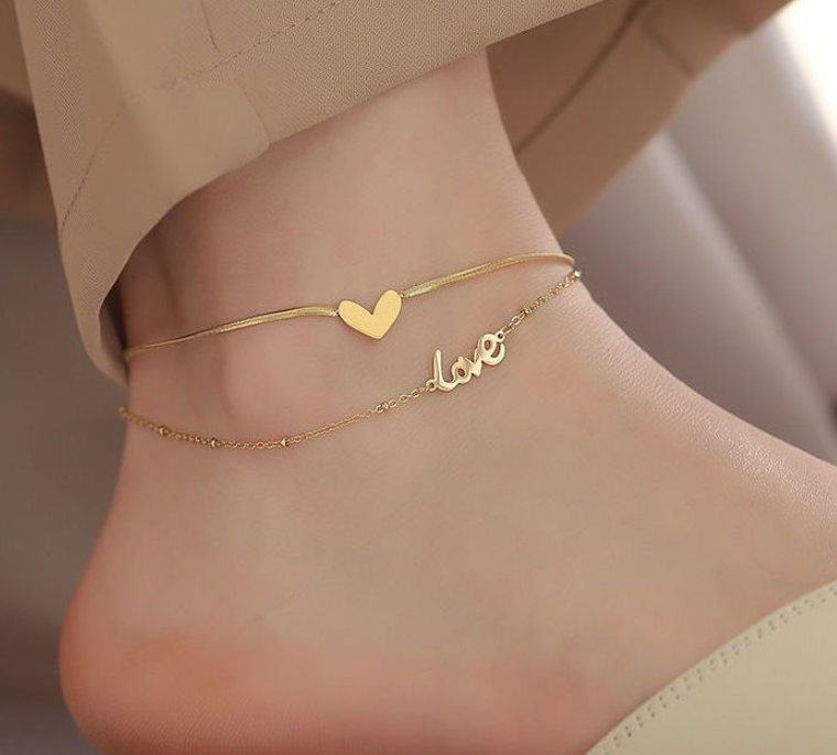Pulsera de Amor de Doble Capa Simple para Mejores Amigos