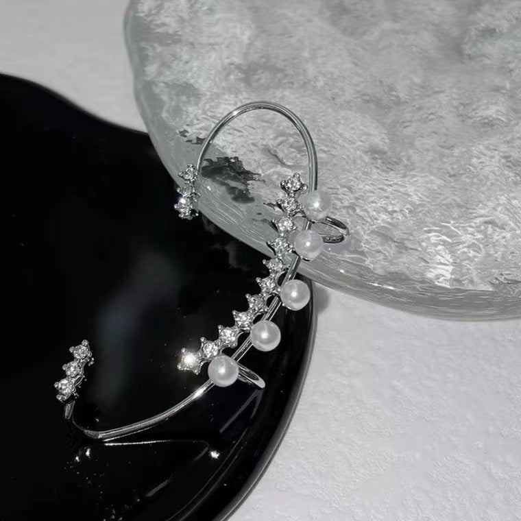 Pendiente Ear Cuff con Circonitas para Mujer
