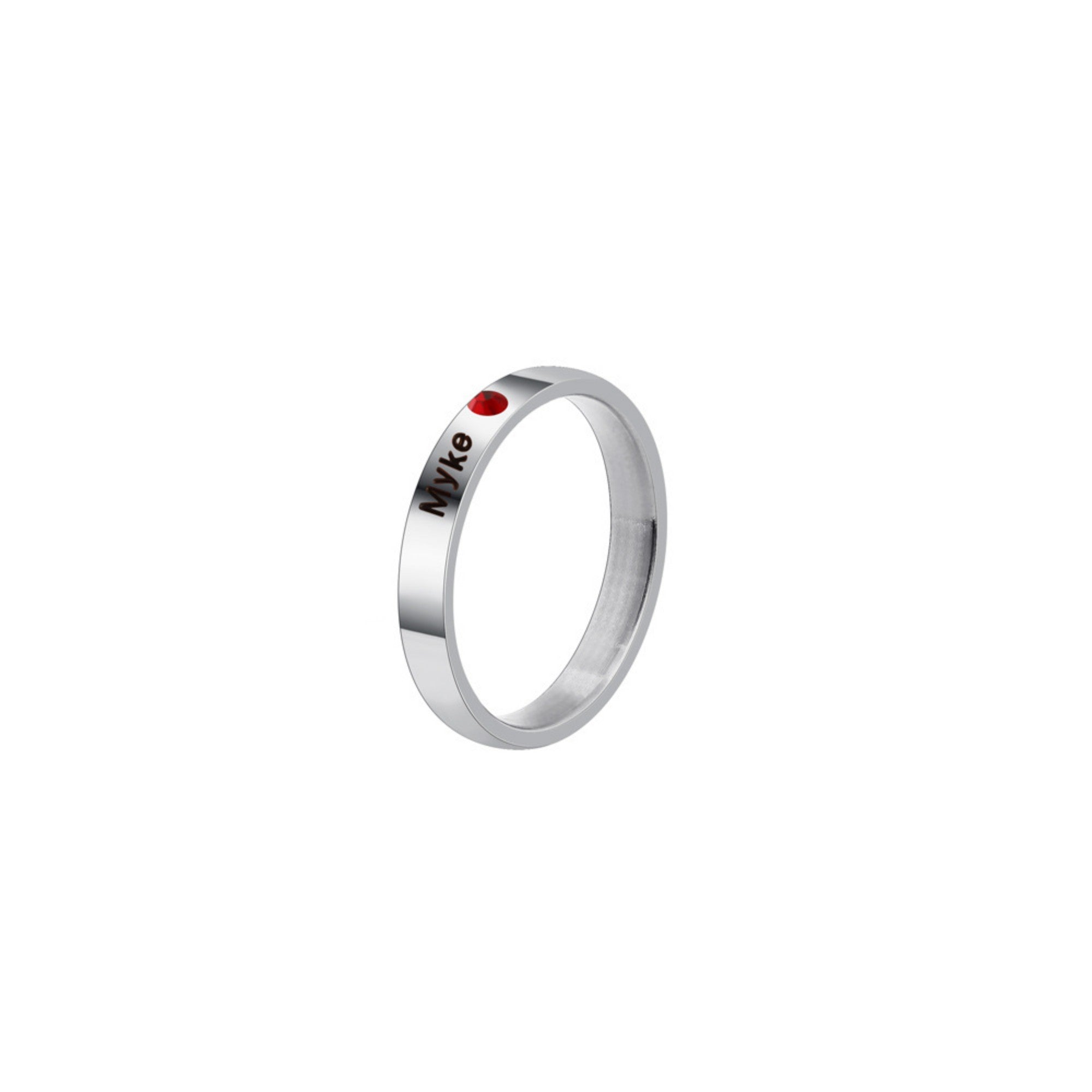 💍 Anillo de Acero Titanio Estilo Europeo y Americano ✨