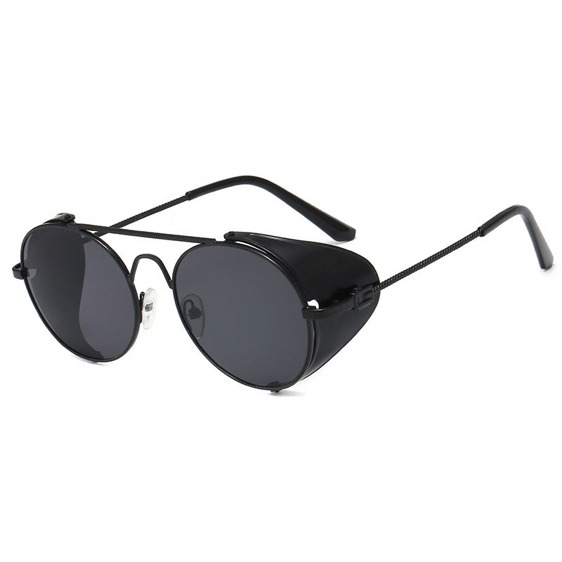 Gafas de Sol Redondas Estilo Steampunk Clásicas para Hombres y Mujeres - vista 5, joyería para hombre
