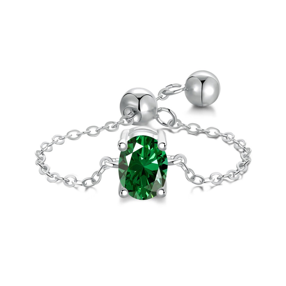 Anillo de Moda de Prisma en Plata de Ley - Diseño para Todo Combinar - vista 8, joyería de moda