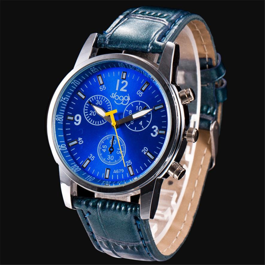 Reloj de Cuero para Mujeres de Moda & Reloj de Cuarzo para Hombres