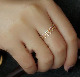 👑 Anillo Corona de Plata de Ley ✨