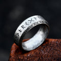 🥈 Anillo de Acero Titanio Estilo Retro ✨