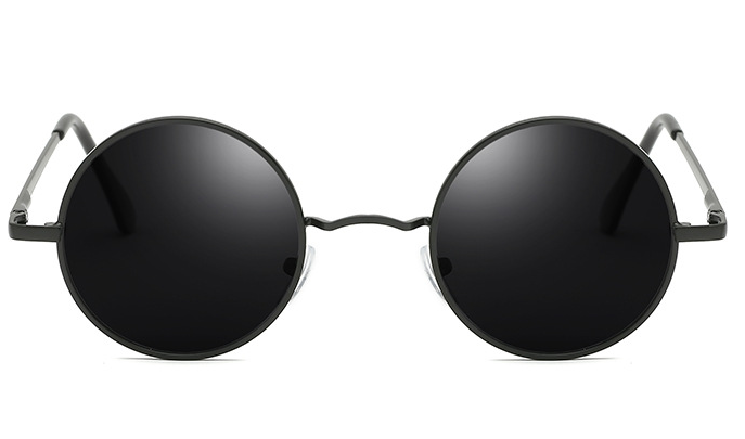 Gafas de Sol Redondas Retro con Diseño de Montura Clásica