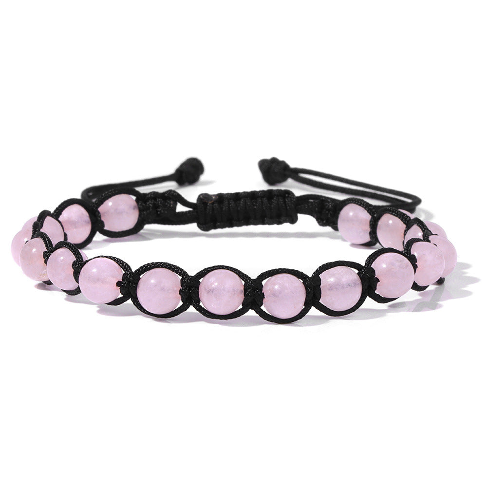 Pulsera de Piedras Naturales y Cristales - detalle, joyería de moda