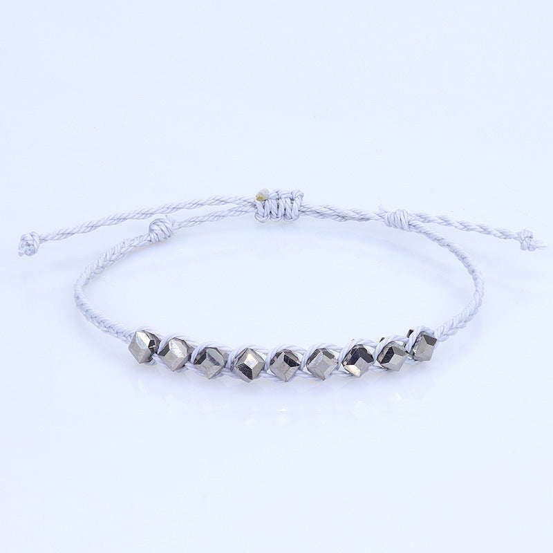 Pulsera de Perlas de Cristal Cúbico - Diseño Hecho a Mano - vista 3, joyería de moda
