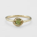 💚 Anillo de Peridoto Imitación Estilo Japonés ✨