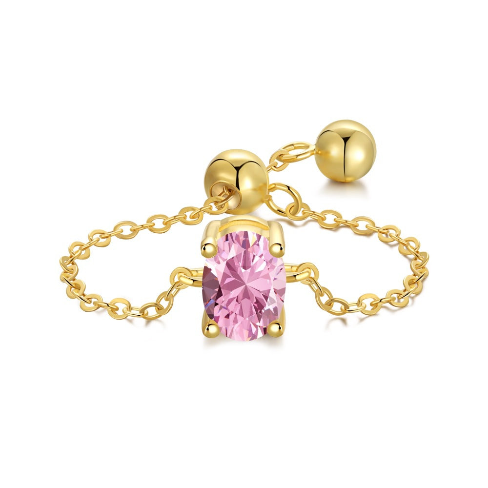 Anillo de Moda de Prisma en Plata de Ley - Diseño para Todo Combinar
