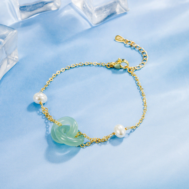 💚 Pulsera de Jade Hetian con Personalidad para Mujer ✨