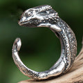 Anillo Abierto de Lagarto Retro para Hombre y Mujer