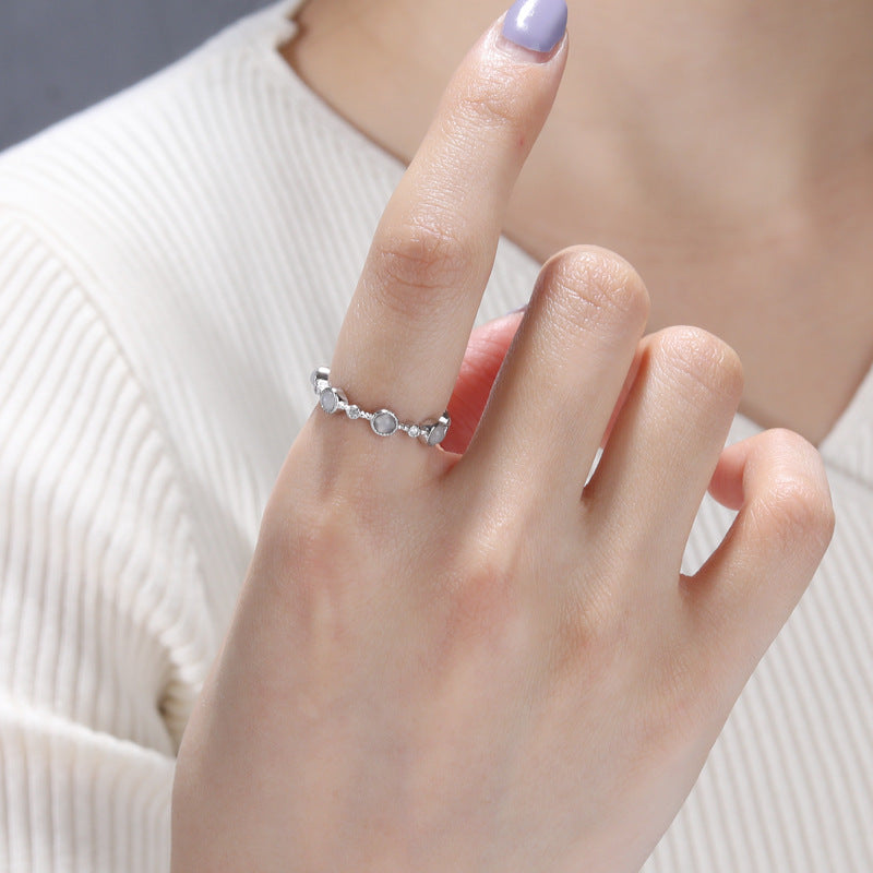 Anillo de Ópalo en Plata S925 para Mujer