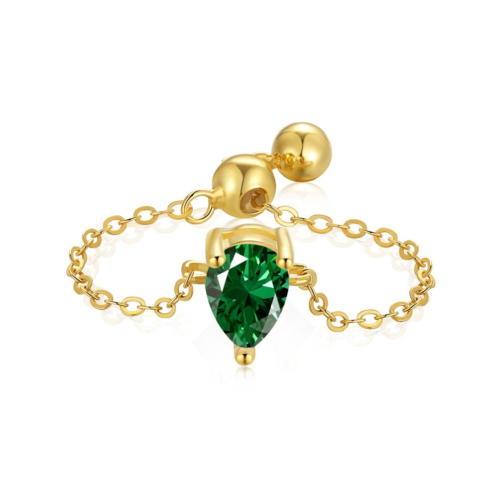 Anillo de Moda de Prisma en Plata de Ley - Diseño para Todo Combinar - vista 4, joyería de moda