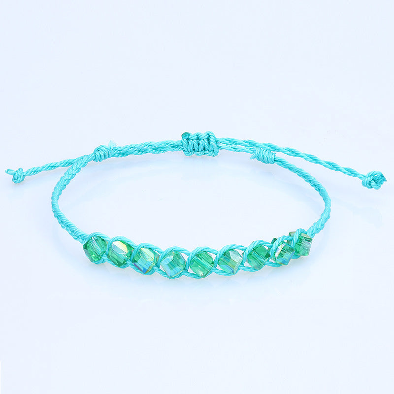 Pulsera de Perlas de Cristal Cúbico - Diseño Hecho a Mano - vista 4, joyería de moda