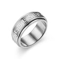 🔄 Anillo Giratorio Antiestrés de Acero Titanio ✨